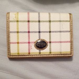 Coach card holder